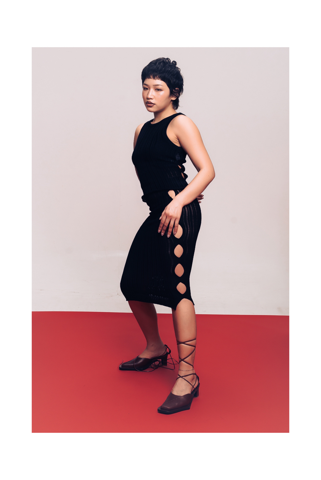 Trace Lace Up in Mason