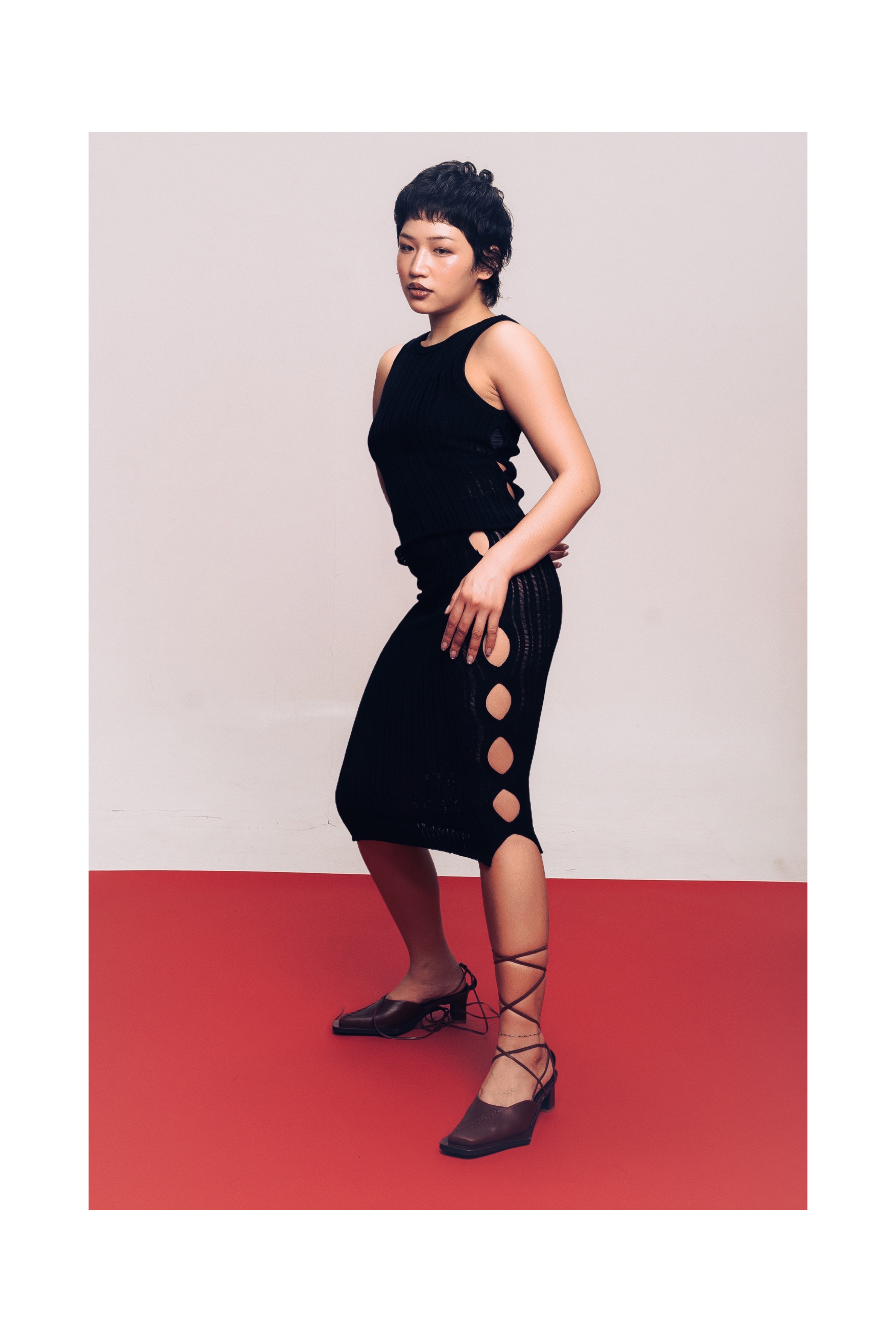 Trace Lace Up in Mason